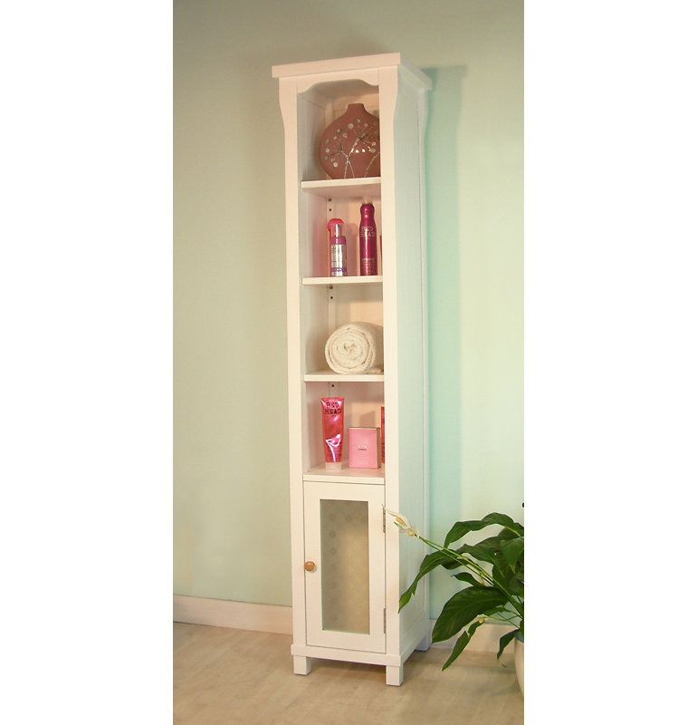 Brambly Cottage Verline 39 x 180cm Free Standing Tall Bathroom Wayfair.co.uk